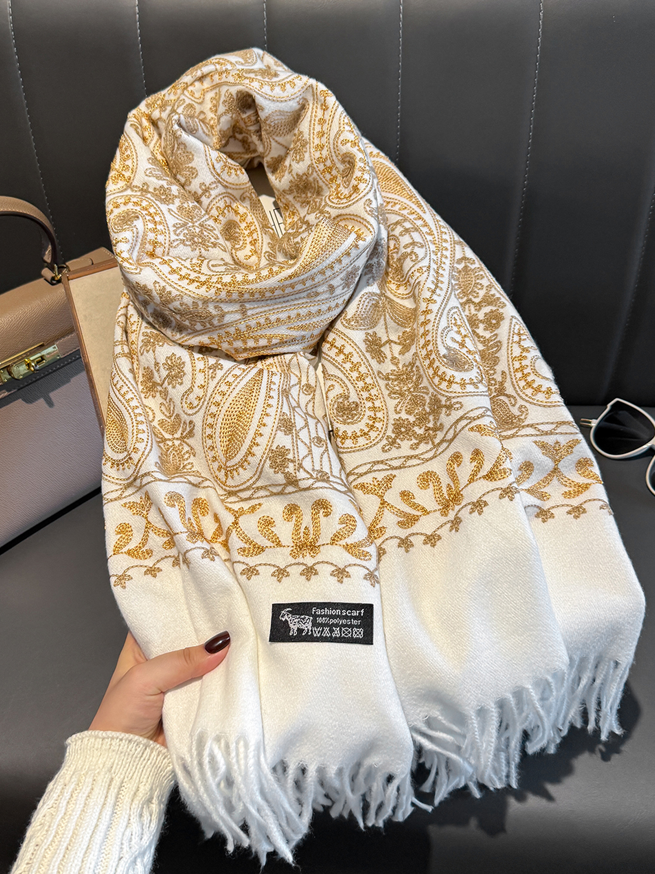 Luxury Thick Warm Paisley Pash - Woven Scarf Blanket recensione e prezzo