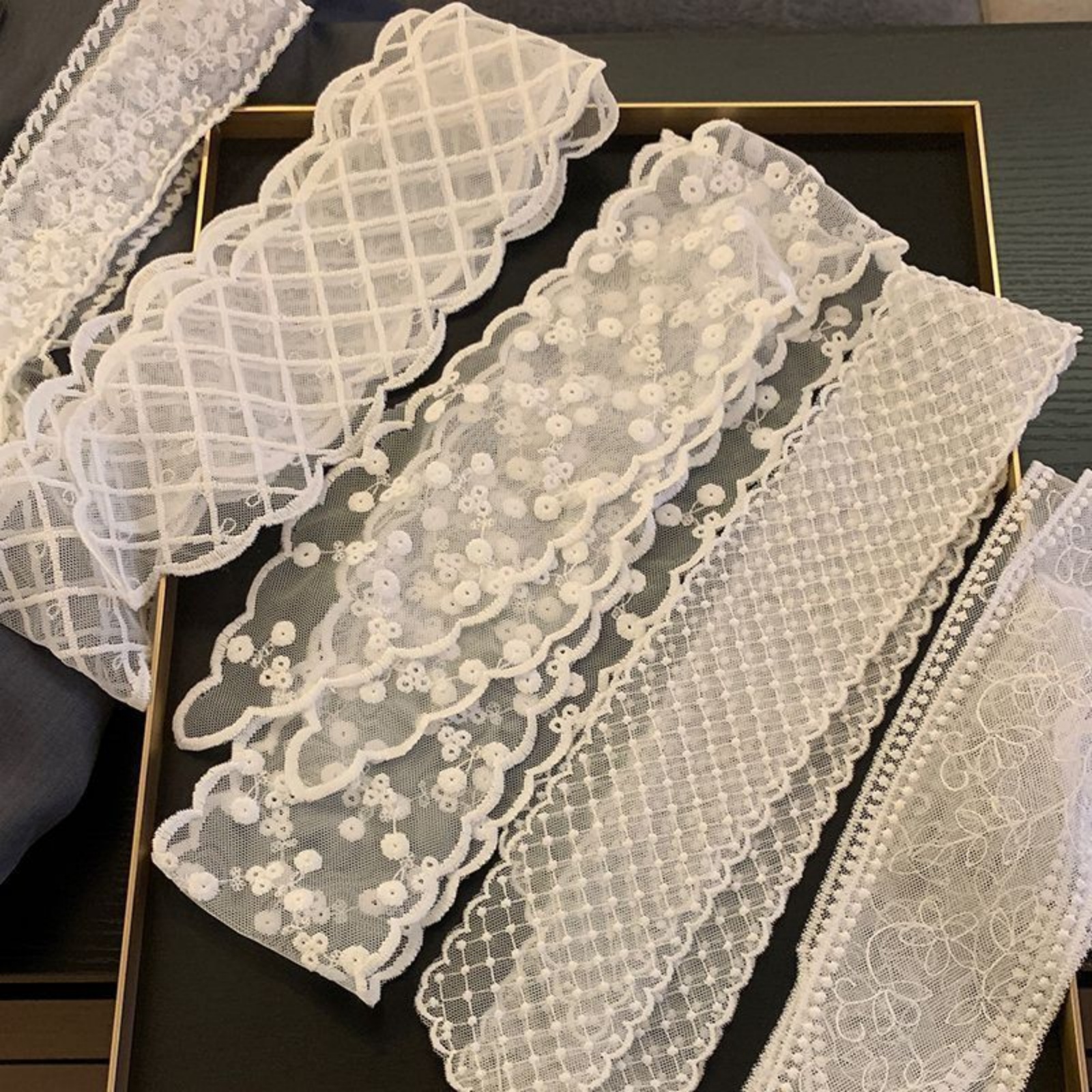 Korean Ins White Lace Ribbon S - Ascot Neck Scarf recensione e prezzo