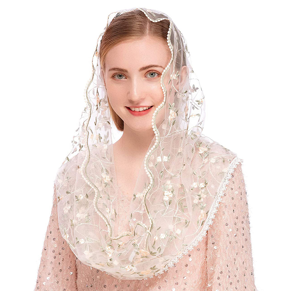 Women Chapel Veils Lady Mantil - Infinity Scarf Knit recensione e prezzo