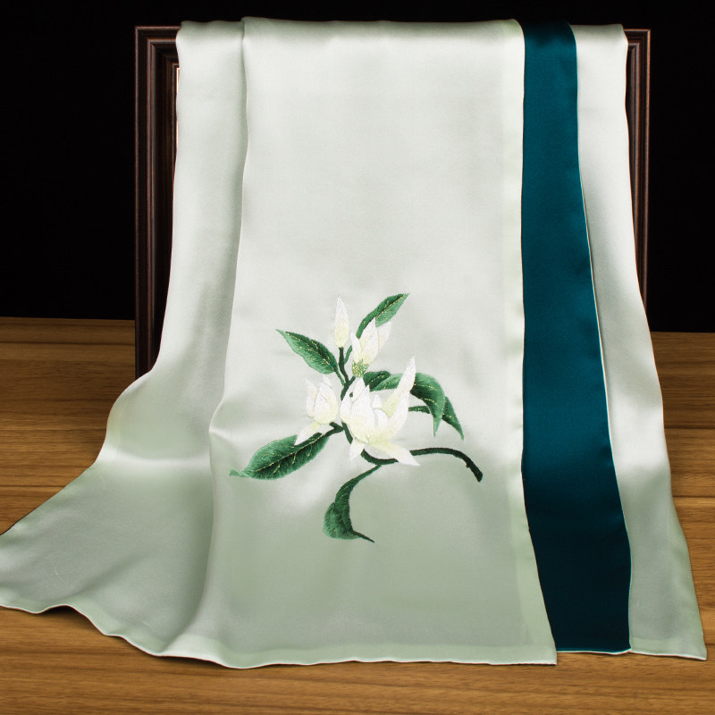 Pure Silk Suzhou Embroidery Sc - Silk Neck Scarf recensione e prezzo