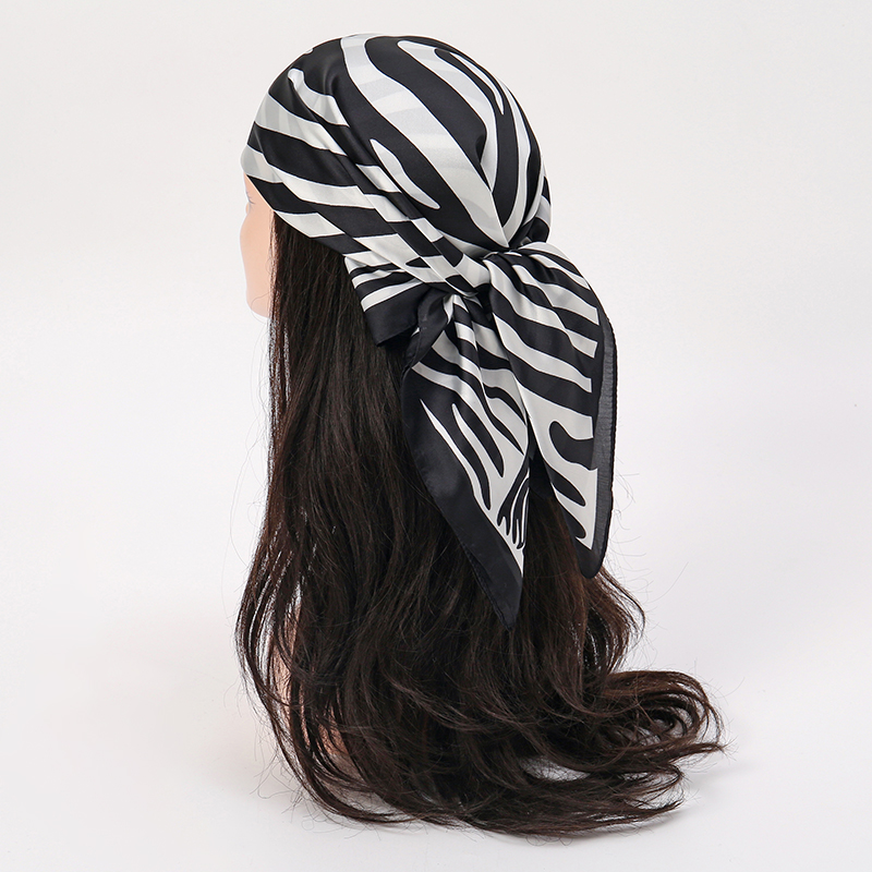 2025 Beach Hijab Stoles Silk S - Silk Tie Striped recensione e prezzo