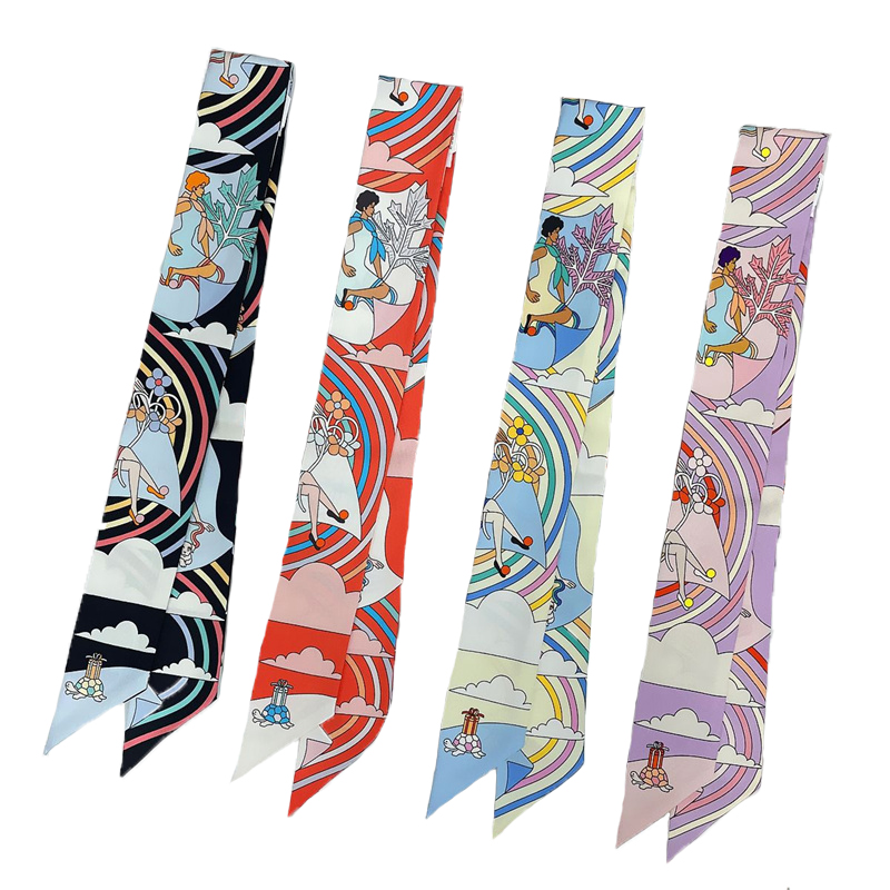 Women 100% Mulberry Silk Scarf - Ascot Neck Scarf recensione e prezzo