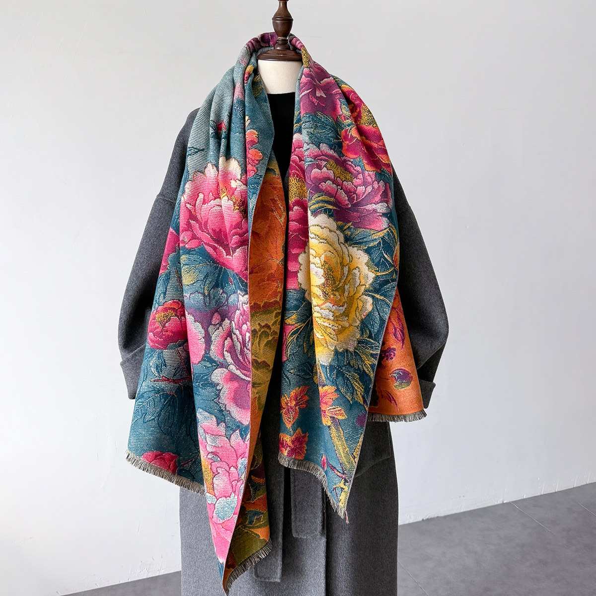 Warm Cashmere Scarf Women Shaw - Woven Scarf Blanket recensione e prezzo