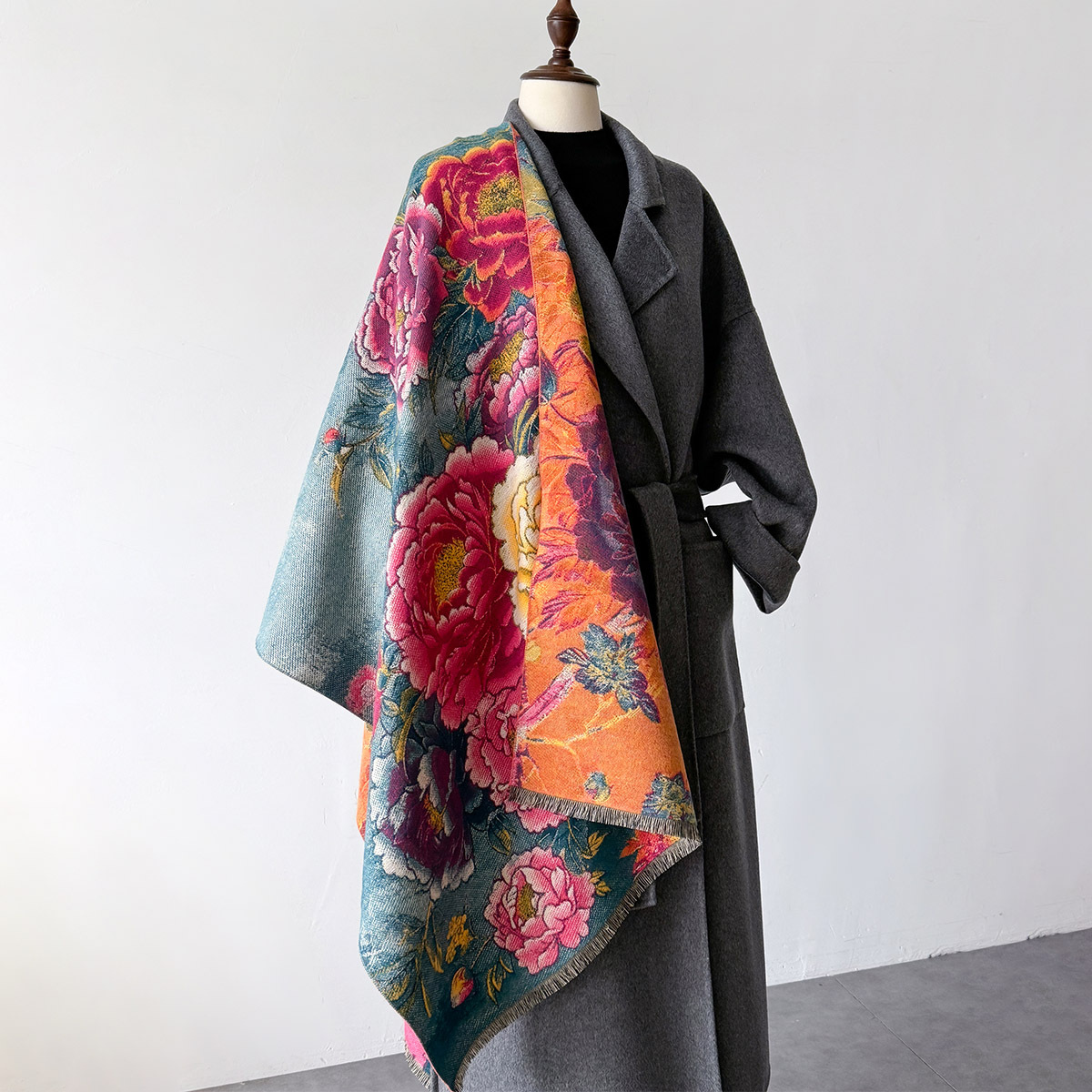 Warm Cashmere Scarf Women Shaw - Woven Scarf Blanket recensione e prezzo