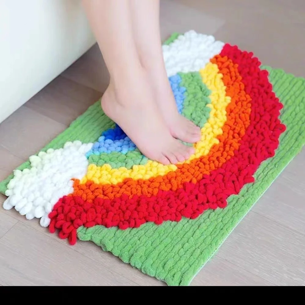 100g/Ball Finger Loop Yarn Thr - Woven Scarf Blanket recensione e prezzo