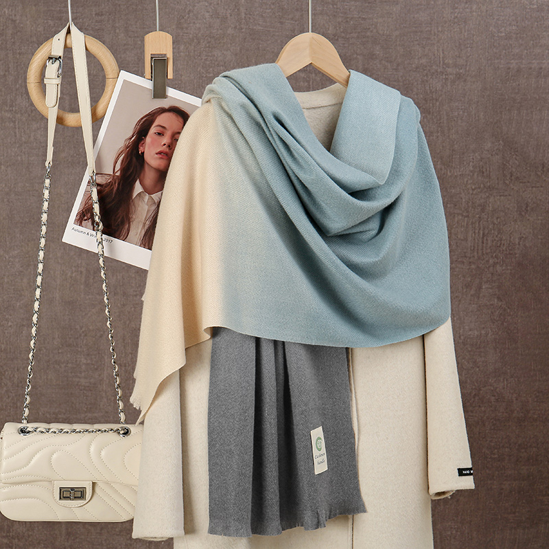 New 2024 Gradient Cashmere Sca - Woven Scarf Blanket recensione e prezzo