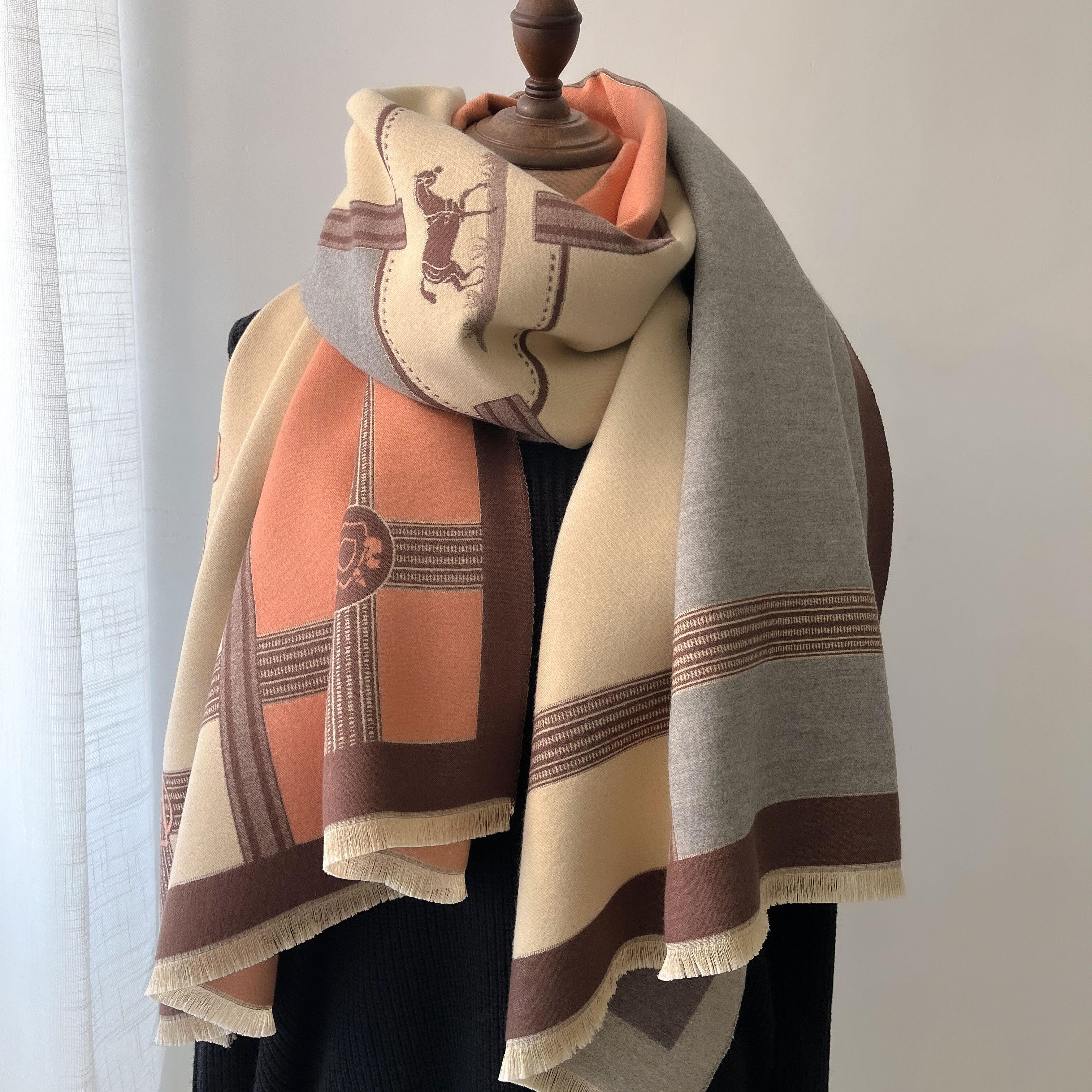 Winter Cashmere Scarf Women Lu - Woven Scarf Blanket recensione e prezzo