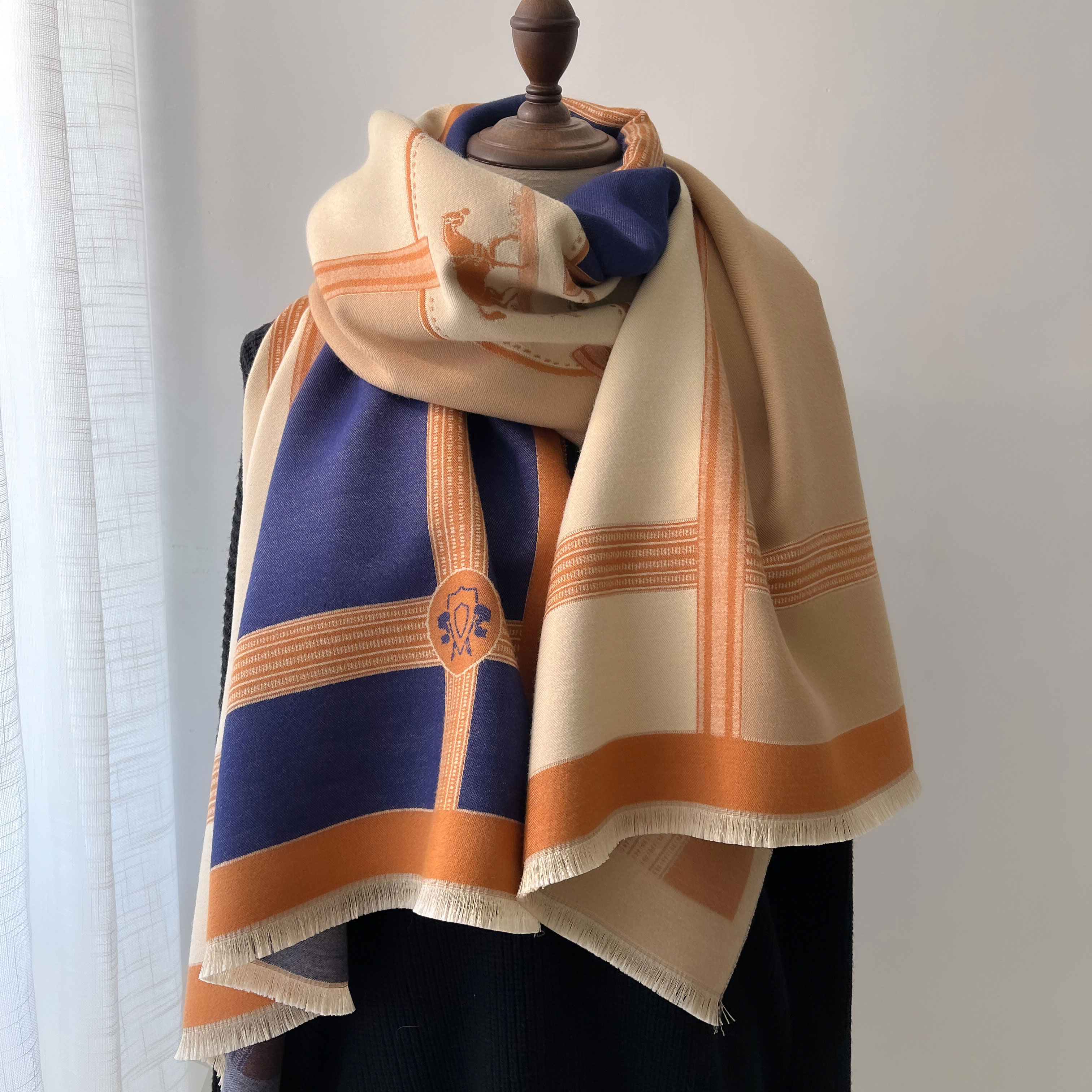 Winter Cashmere Scarf Women Lu - Woven Scarf Blanket recensione e prezzo