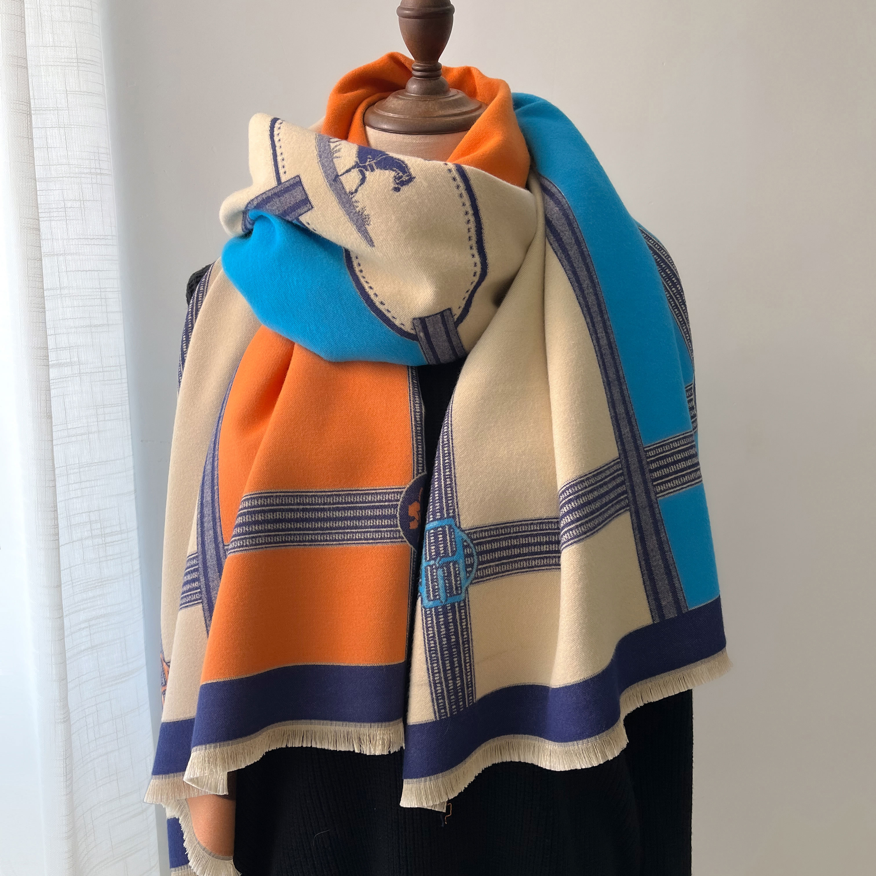 Winter Cashmere Scarf Women Lu - Woven Scarf Blanket recensione e prezzo