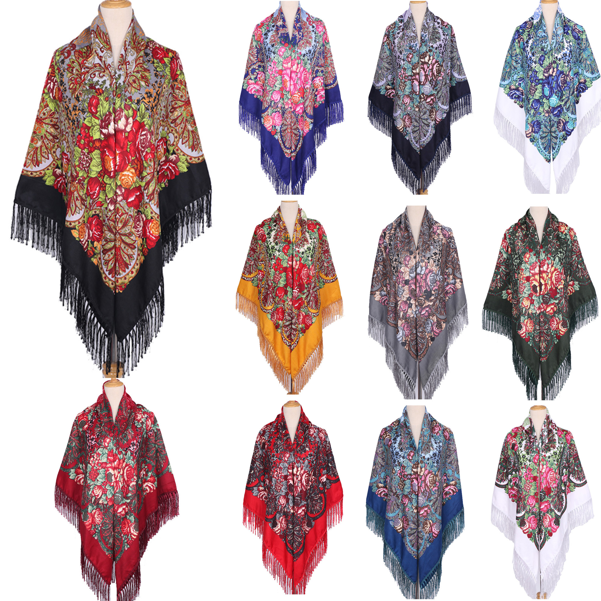 160*160cm Ethnic Large Square  - Woven Scarf Blanket recensione e prezzo