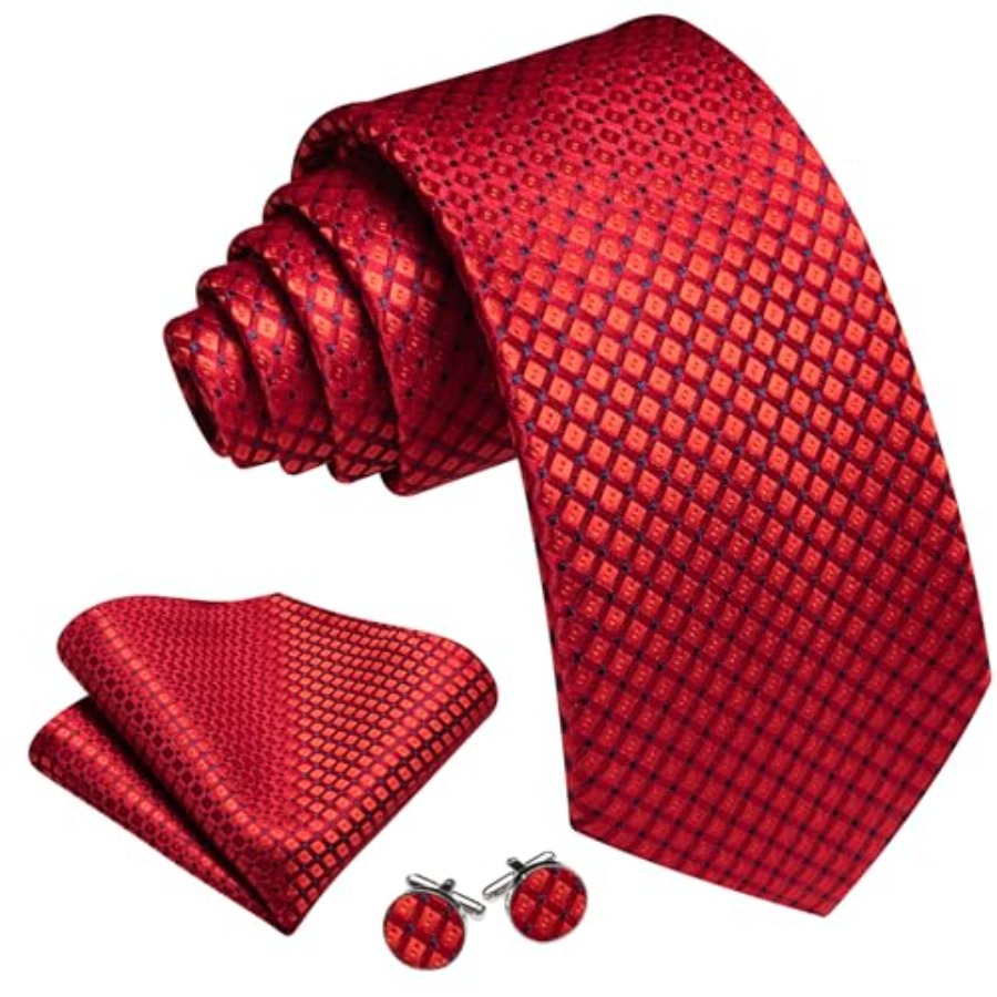 Men Plaid/Striped Ties Set Sil - Silk Tie Striped recensione e prezzo
