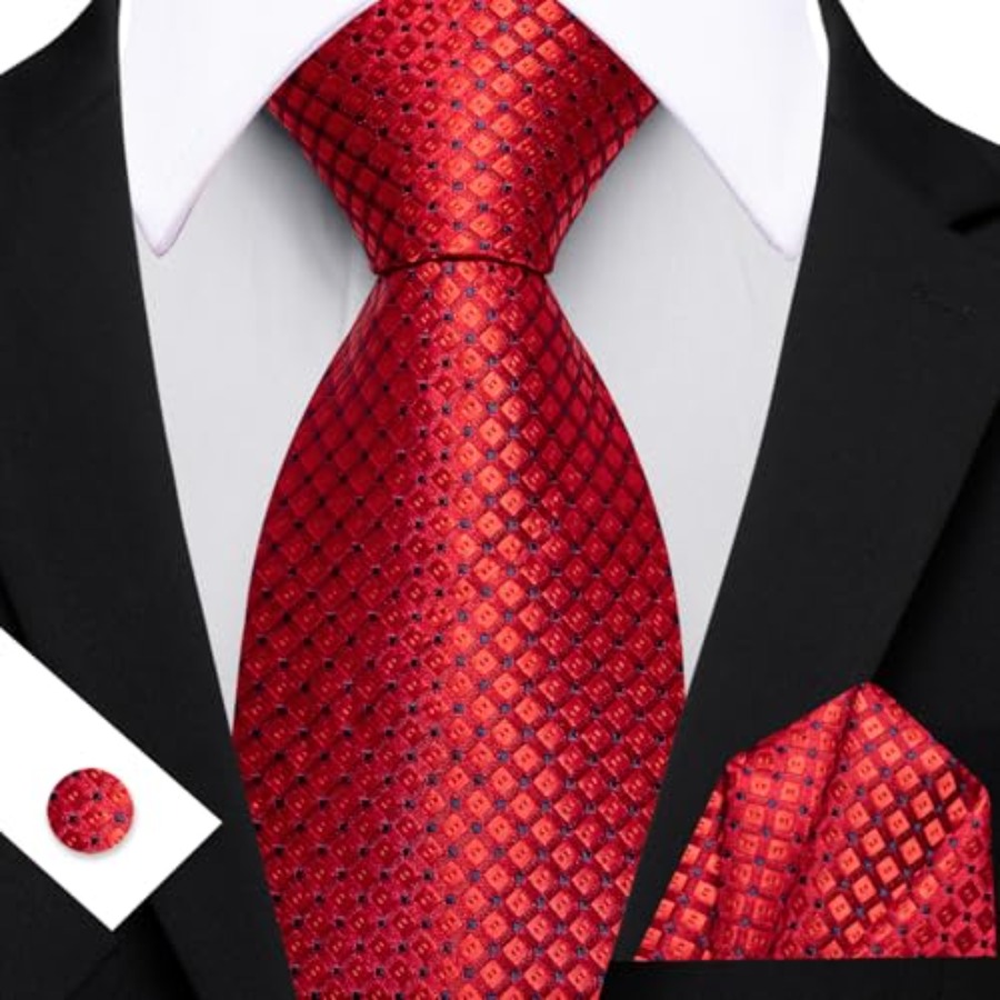Men Plaid/Striped Ties Set Sil - Silk Tie Striped recensione e prezzo