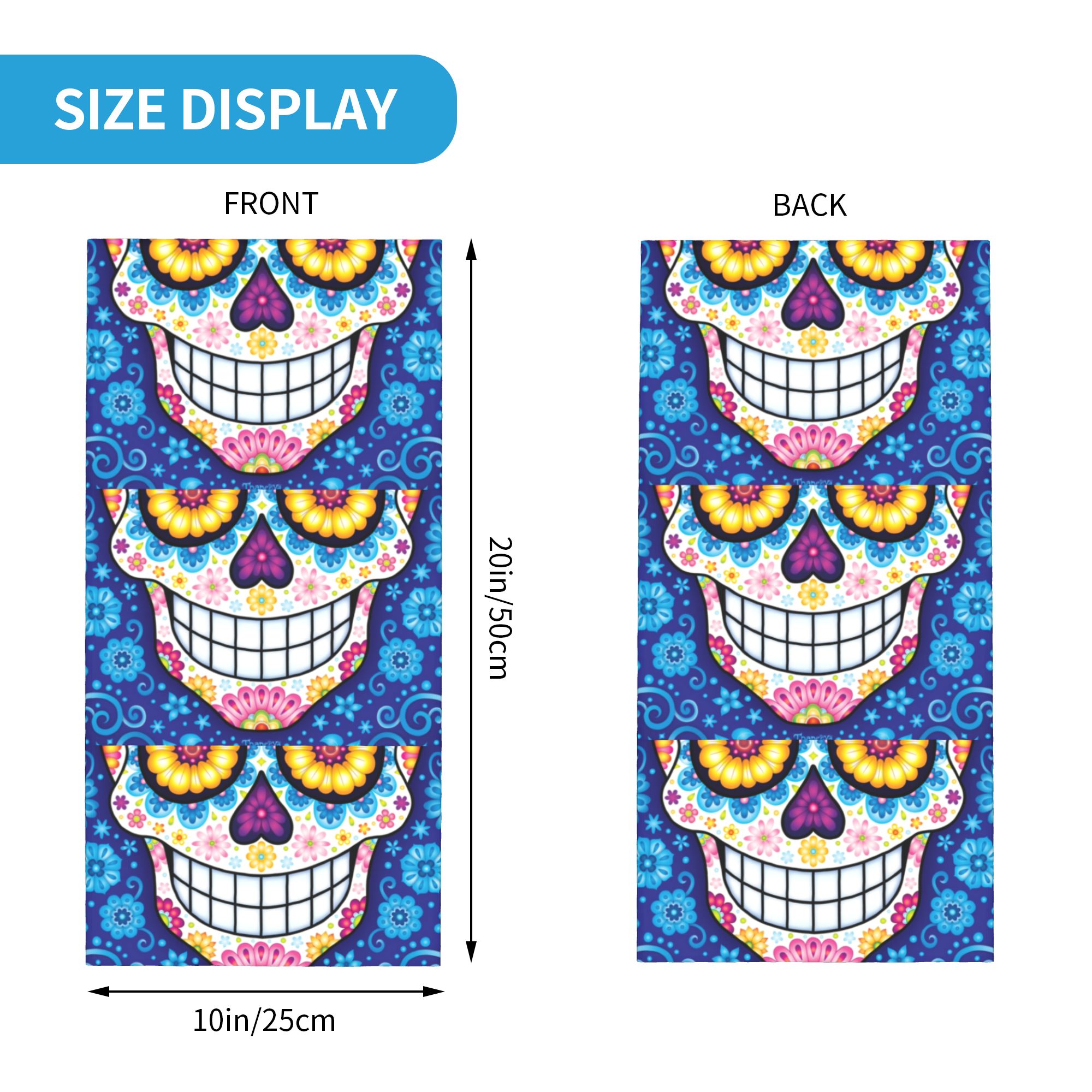 Custom Day Of The Dead Sugar S - Neck Warmer Tube recensione e prezzo