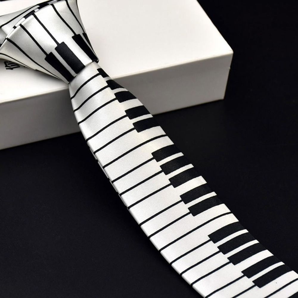 Skinny Piano Black & White Men - Skinny Tie Men recensione e prezzo