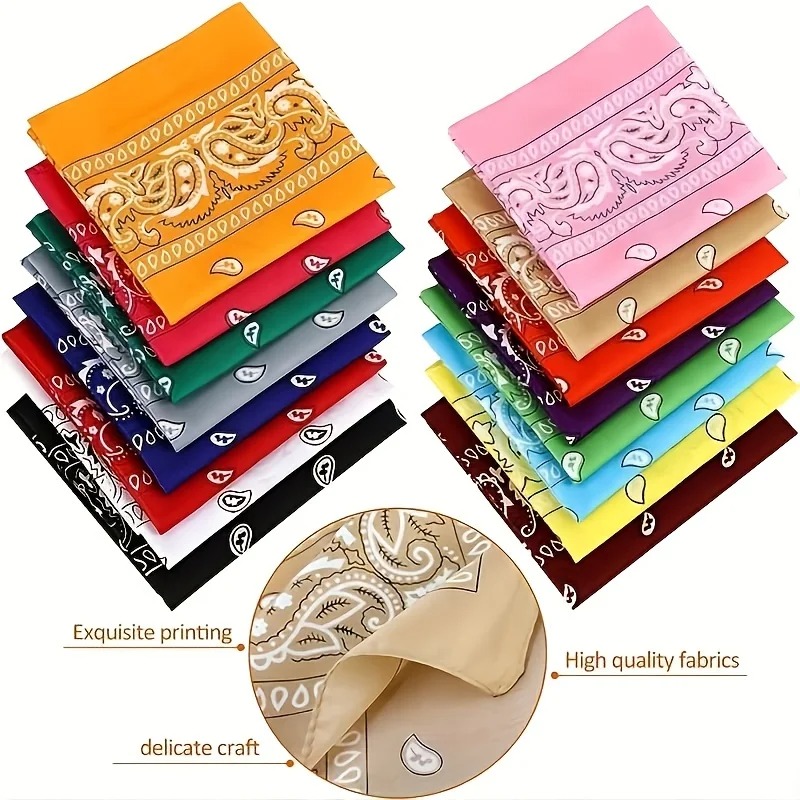 1pc Cashew Flower Large Square - Ascot Neck Scarf recensione e prezzo