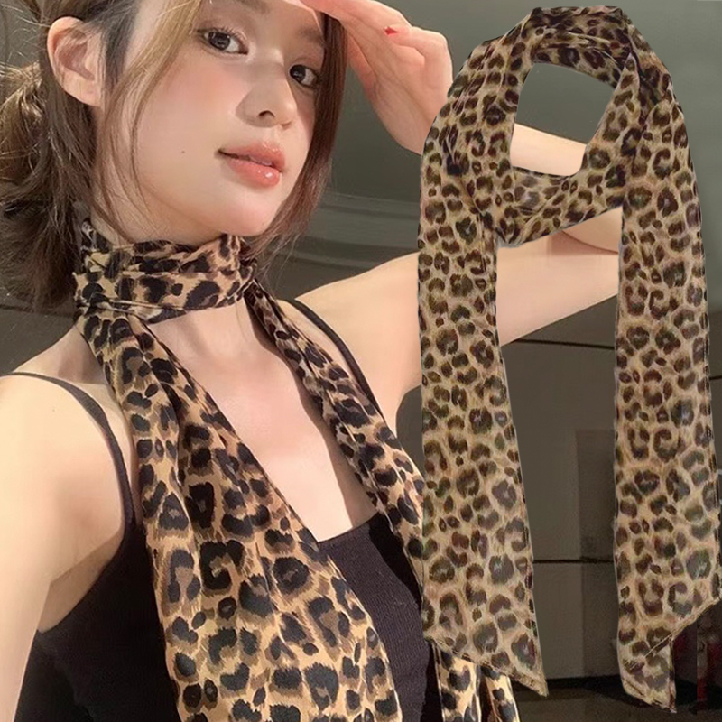 Leopard Print Scarf Retro Polk - Silk Tie Striped recensione e prezzo