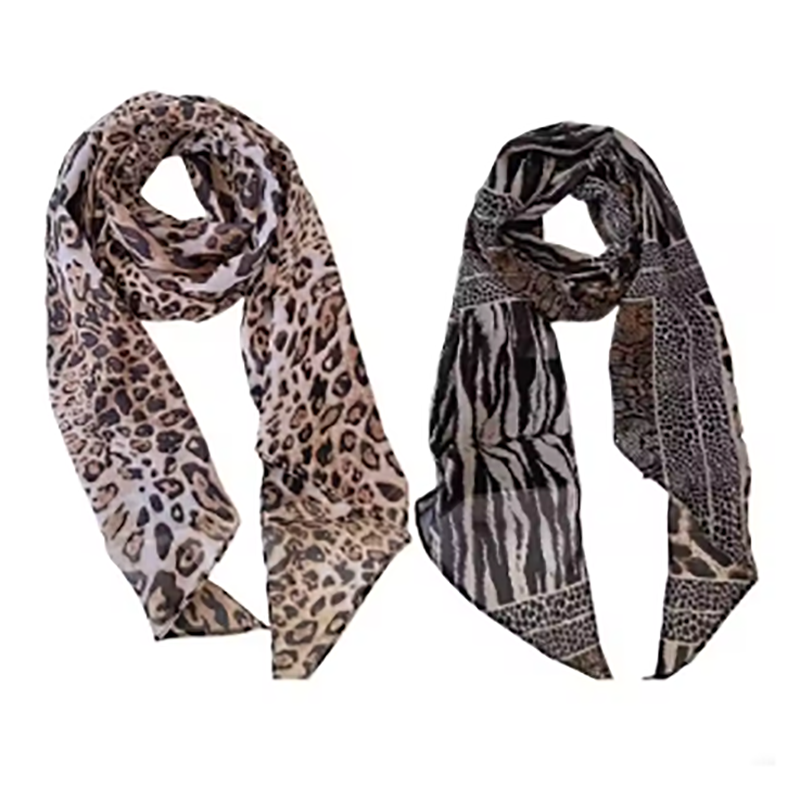 Leopard Small Long Silk Scarf  - Silk Tie Striped recensione e prezzo