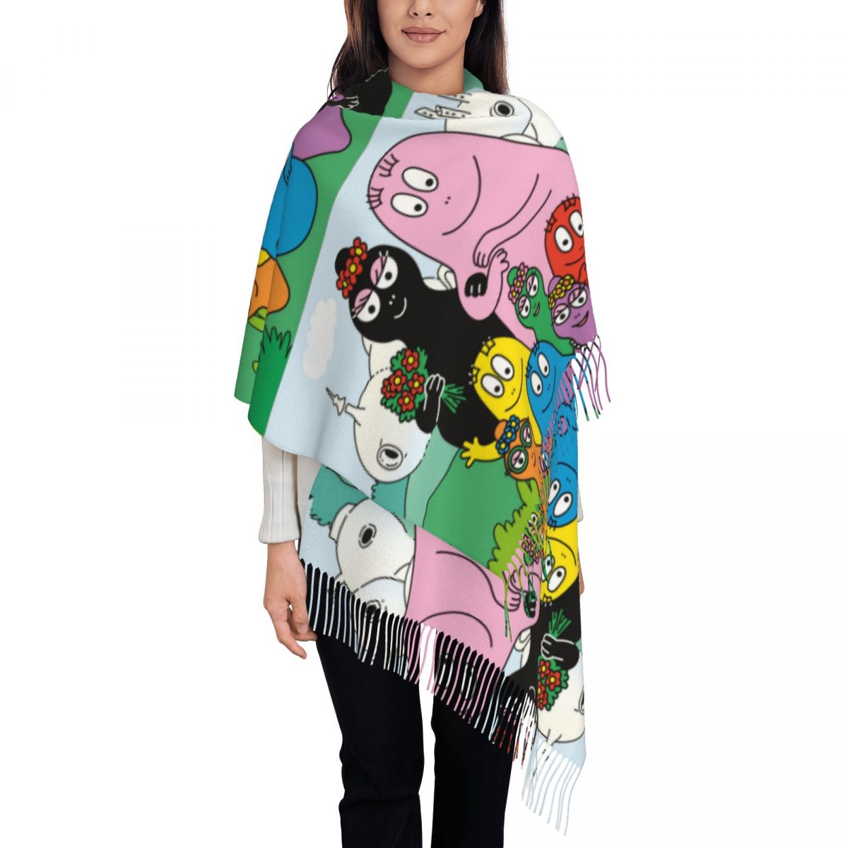 Les Barbapapa Family Shawls Wr - Pashmina Wrap Large recensione e prezzo