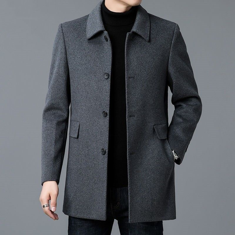 Wool Blend Coat White Mans Sha - Muffler Men Wool recensione e prezzo