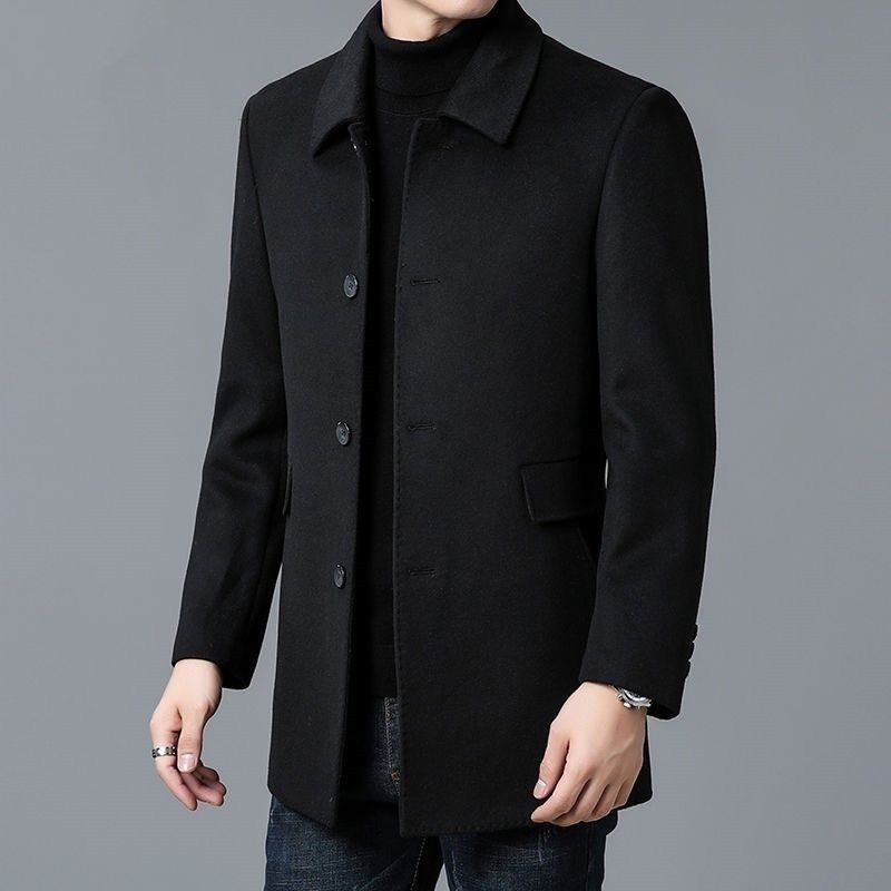 Wool Blend Coat White Mans Sha - Muffler Men Wool recensione e prezzo