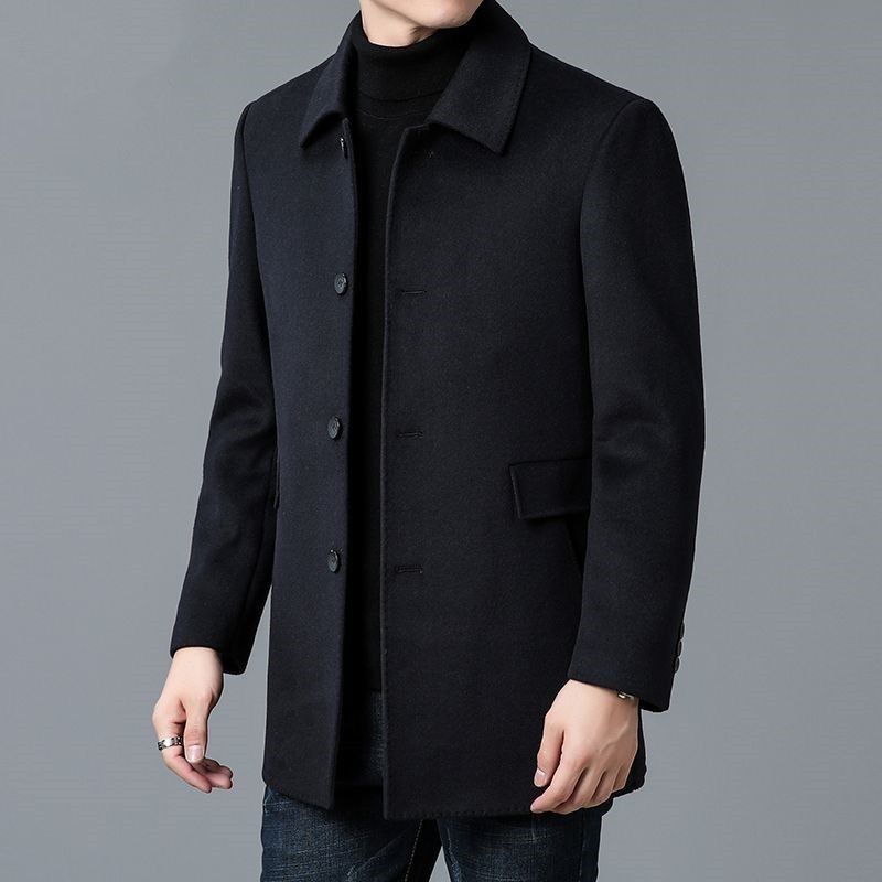 Wool Blend Coat White Mans Sha - Muffler Men Wool recensione e prezzo
