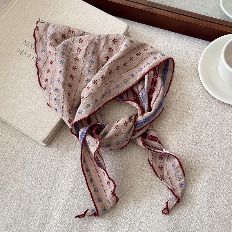 *1Pcs Soft Cotton Linen Triang - Bandana Cotton recensione e prezzo