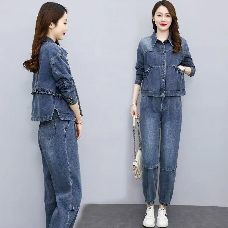 Women Denim Suits 2024 New Spr - Pocket Square Set recensione e prezzo