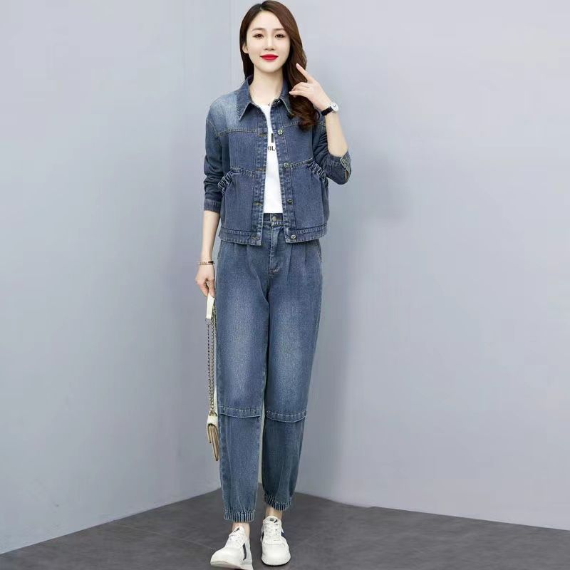 Women Denim Suits 2024 New Spr - Pocket Square Set recensione e prezzo