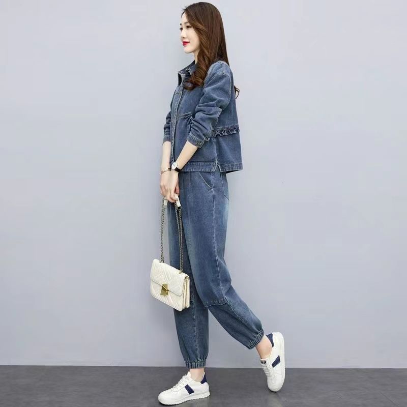 Women Denim Suits 2024 New Spr - Pocket Square Set recensione e prezzo