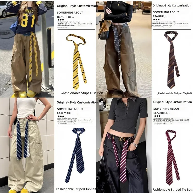 2026 South Korea Dongdaemun St - Silk Tie Striped recensione e prezzo