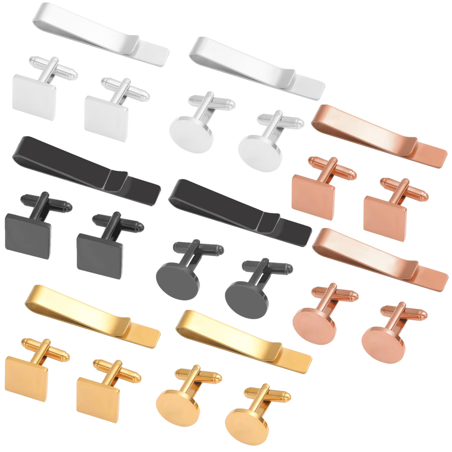 Freeteeme New Fashion Cufflink - Tie Bar Set Gift recensione e prezzo