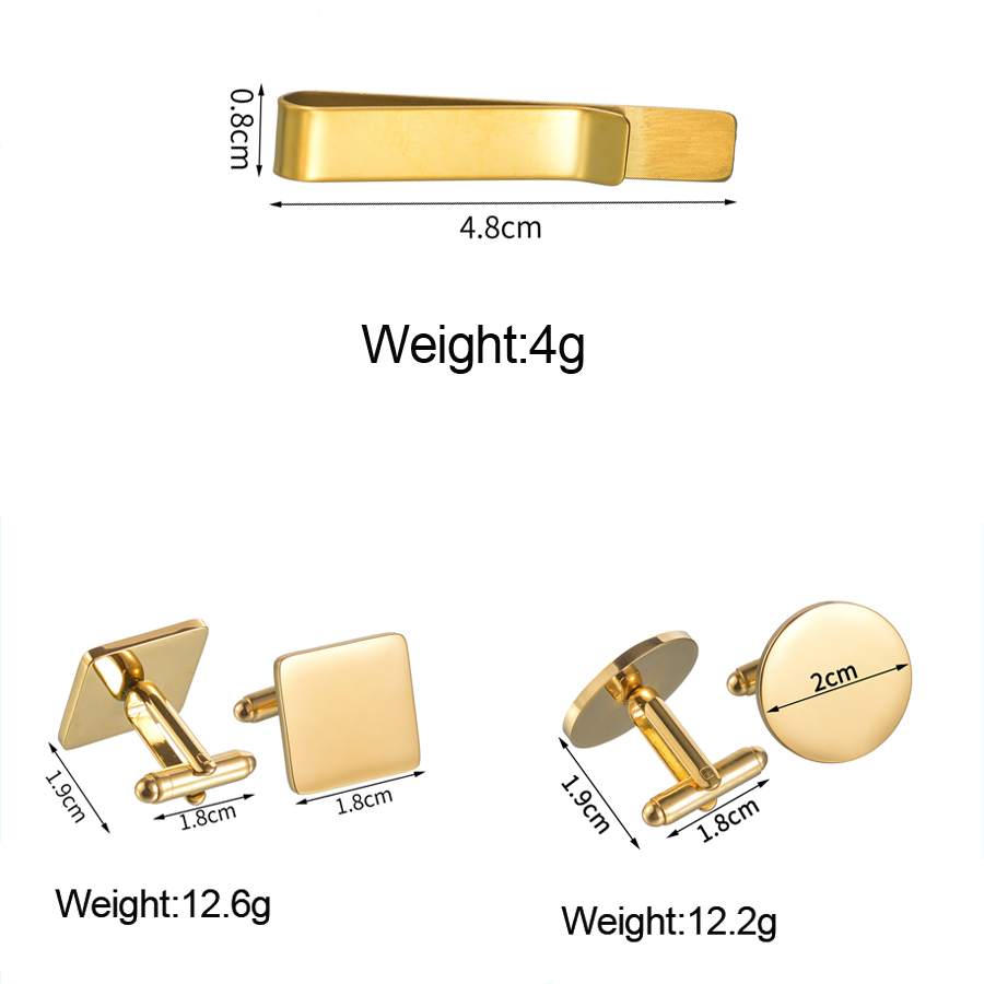 Freeteeme New Fashion Cufflink - Tie Bar Set Gift recensione e prezzo