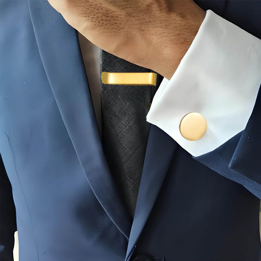 Freeteeme New Fashion Cufflink - Tie Bar Set Gift recensione e prezzo