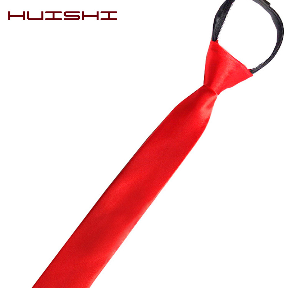 HUISHI Pre-tied Zipper Tie Nec - Skinny Tie Men recensione e prezzo