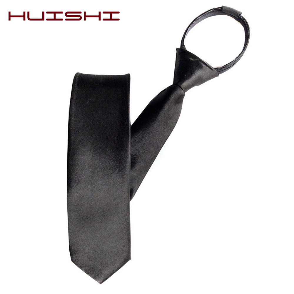 HUISHI Pre-tied Zipper Tie Nec - Skinny Tie Men recensione e prezzo