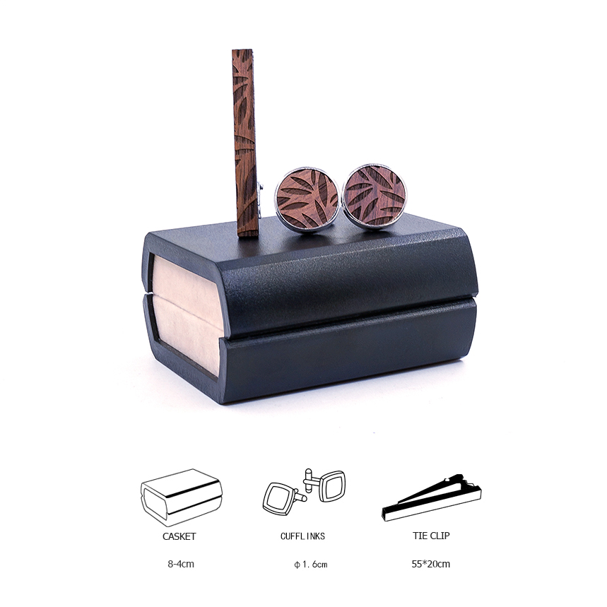 2019 CUFFLINKS TIE CLIPS SET M - Tie Bar Set Gift recensione e prezzo