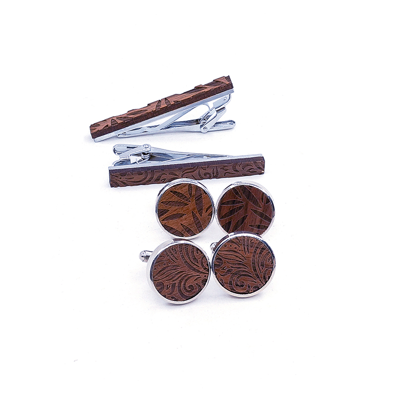 2019 CUFFLINKS TIE CLIPS SET M - Tie Bar Set Gift recensione e prezzo