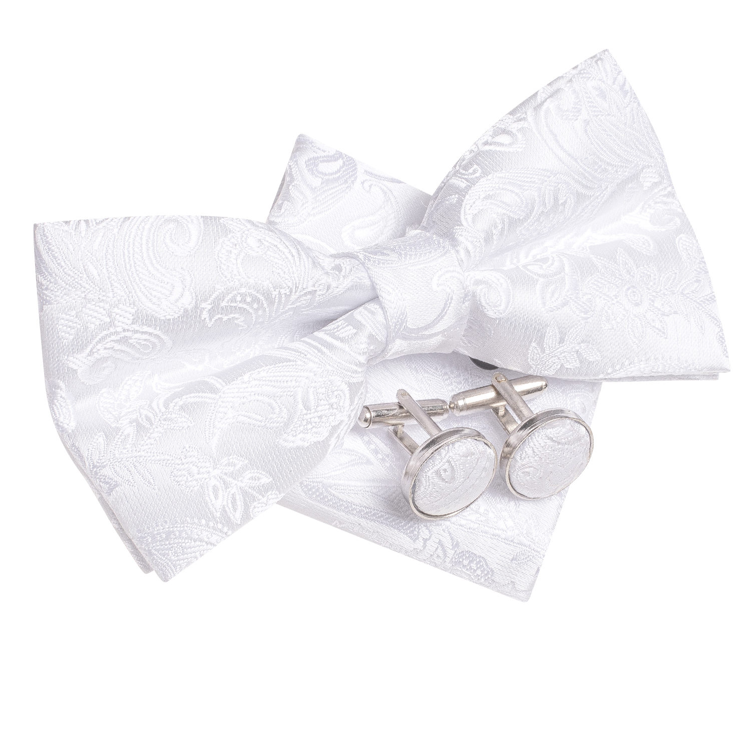 Hi-Tie Mens Bow Tie Hanky Cuff - Bow Tie Pre Tied recensione e prezzo