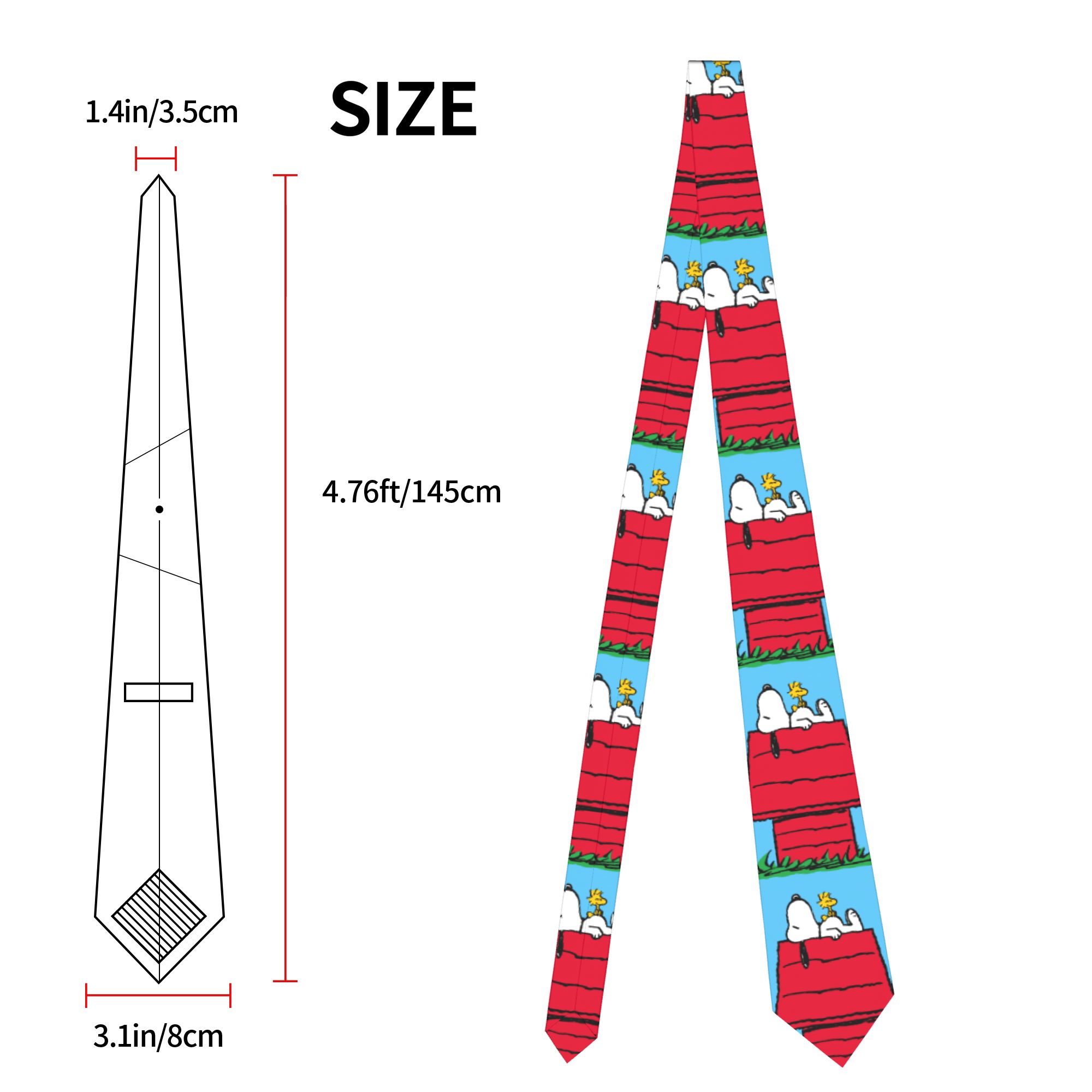 Neckties Snoopy Woodstock Dogh - Skinny Tie Men recensione e prezzo