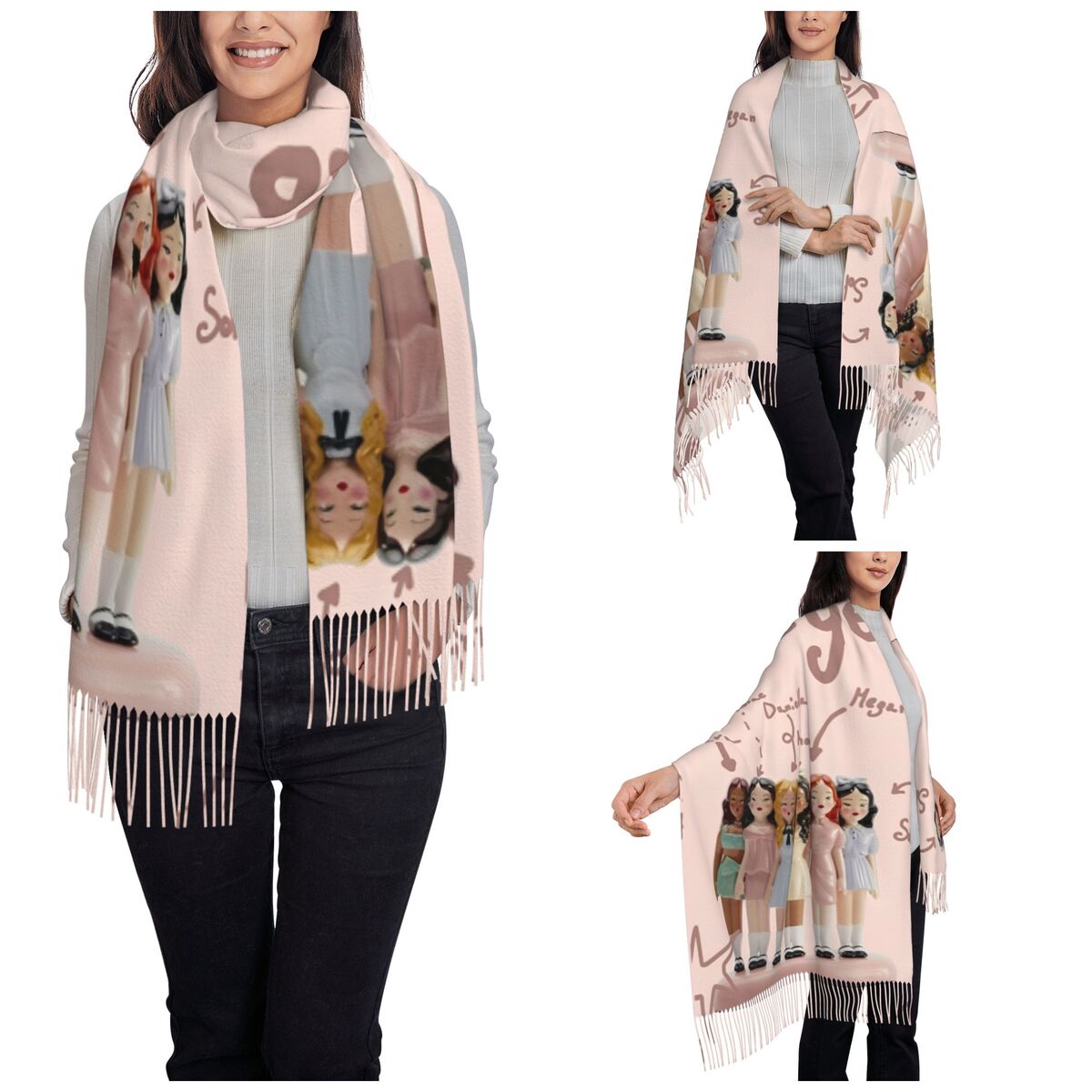 Katseye Kpop Idol Shawl Wrap W - Pashmina Wrap Large recensione e prezzo