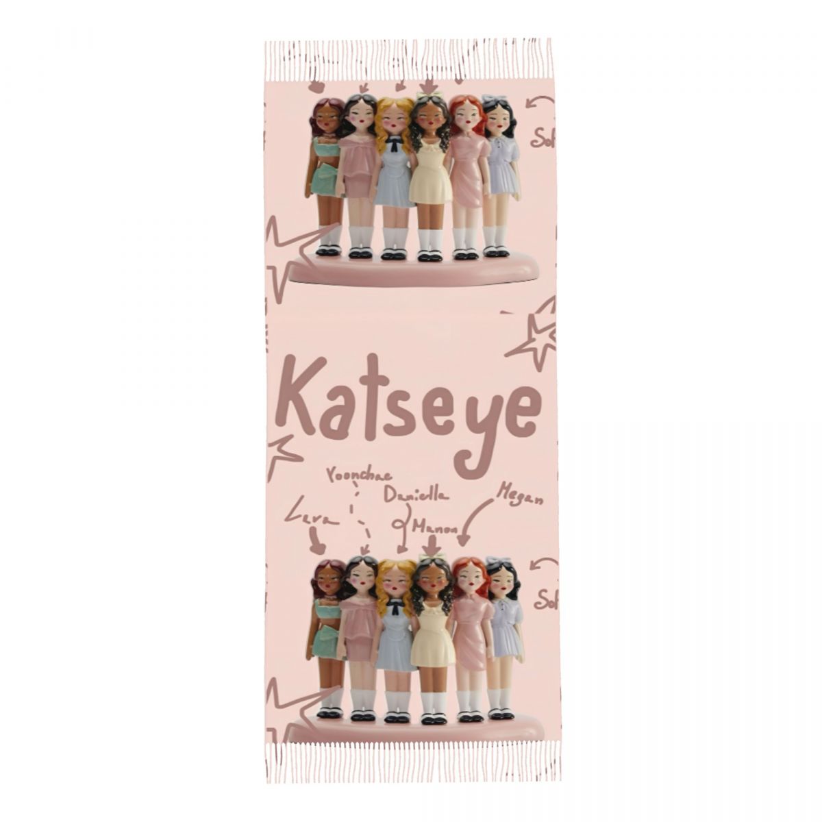 Katseye Kpop Idol Shawl Wrap W - Pashmina Wrap Large recensione e prezzo