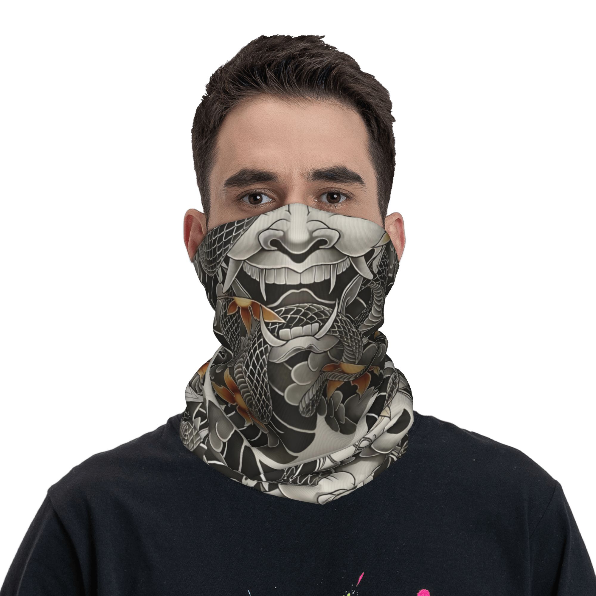 Custom Samurai Oni Demon Banda - Neck Warmer Tube recensione e prezzo