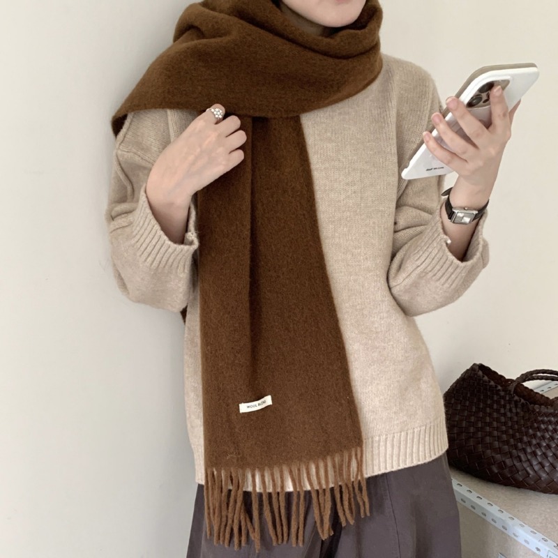 Korean Version Chic Solid Tass - Muffler Men Wool recensione e prezzo