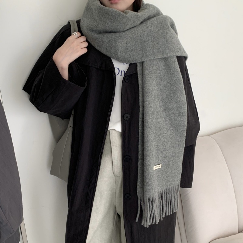 Korean Version Chic Solid Tass - Muffler Men Wool recensione e prezzo