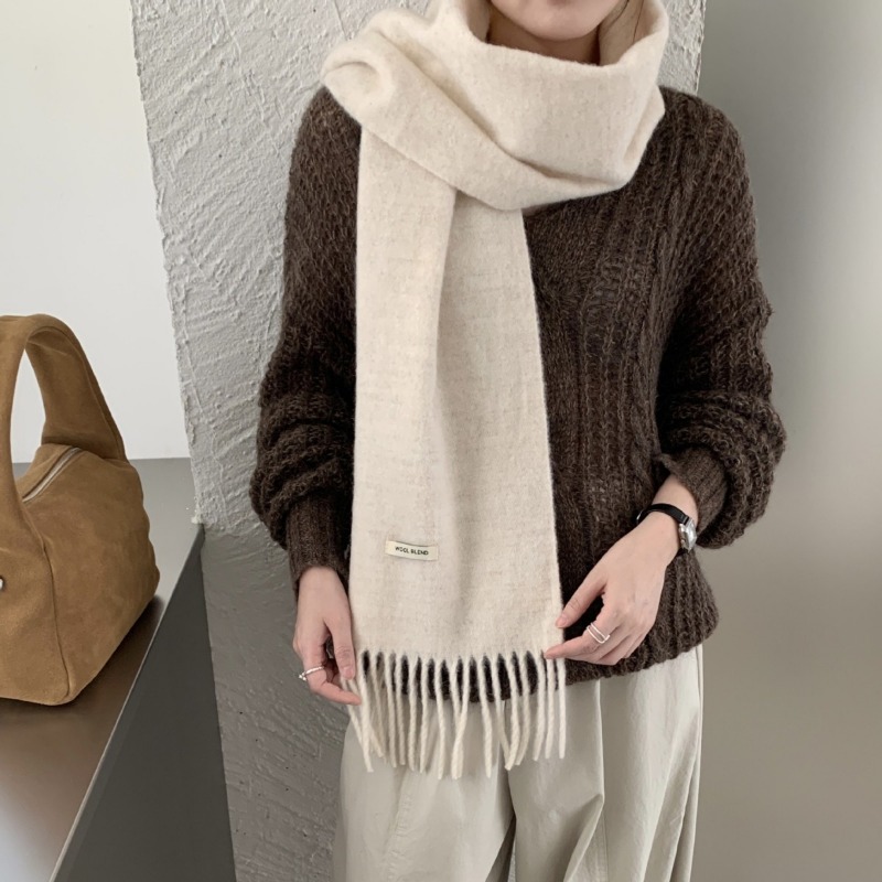 Korean Version Chic Solid Tass - Muffler Men Wool recensione e prezzo