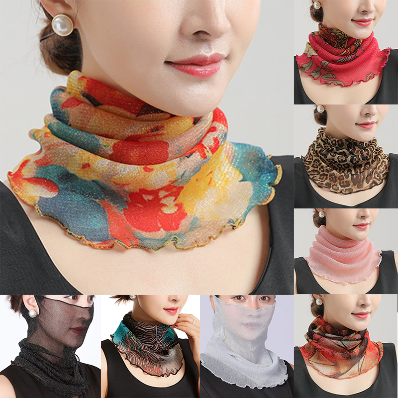 Spring Summer Chiffon Neck Col - Ascot Neck Scarf recensione e prezzo