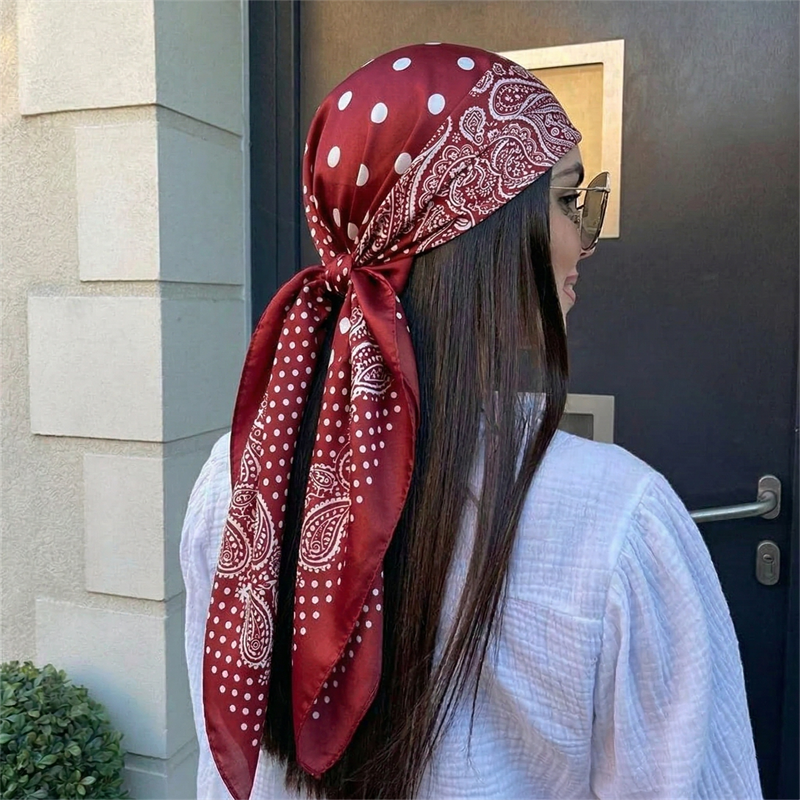 90cm Luxury Brand 2026 Dot Pri - Face Scarf Mask recensione e prezzo