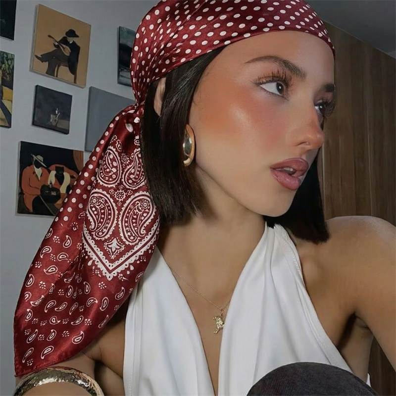 90cm Luxury Brand 2026 Dot Pri - Face Scarf Mask recensione e prezzo