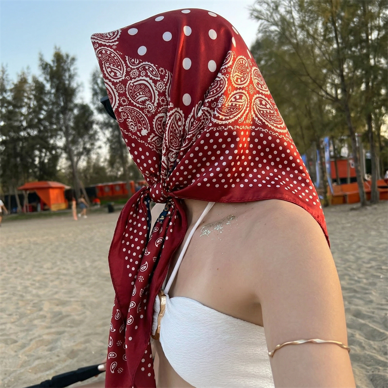 90cm Luxury Brand 2026 Dot Pri - Face Scarf Mask recensione e prezzo