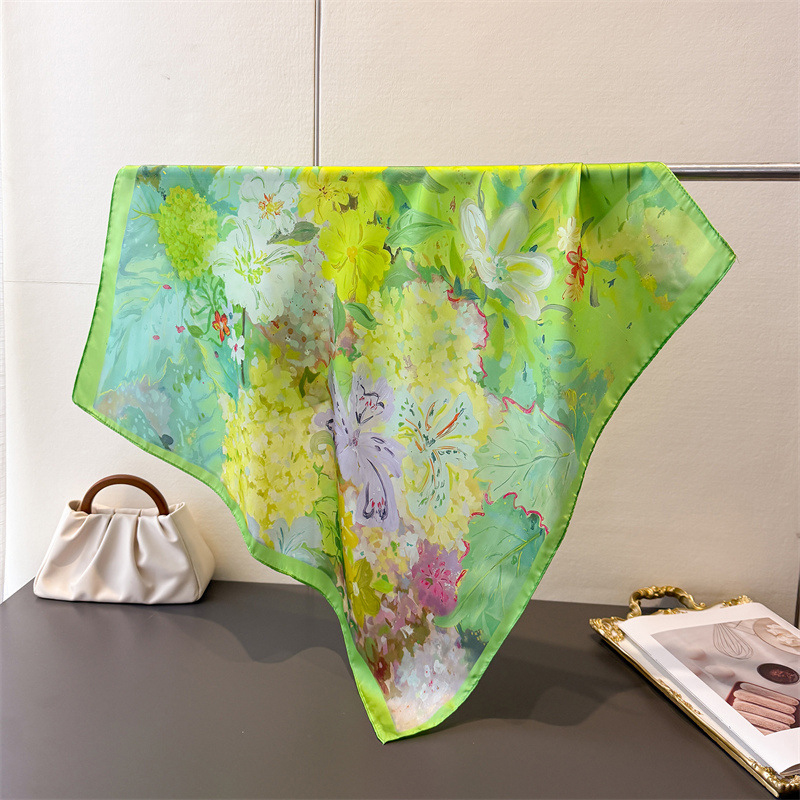 70*70cm Square Silk Scarf for  - Ascot Neck Scarf recensione e prezzo